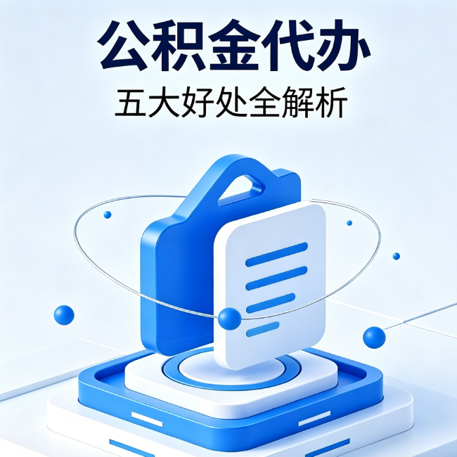 沧州公积金代办到底值不值？这5大好处让你少走弯路